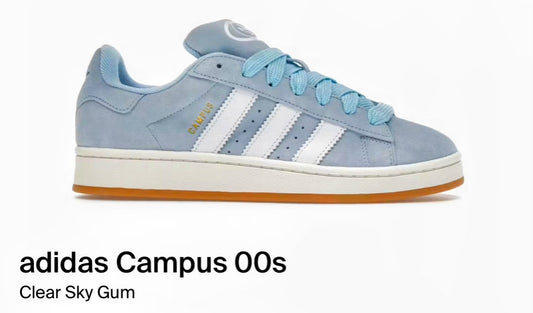 11M/12W adidas Campus 00s ‘Clear Sky Gum’